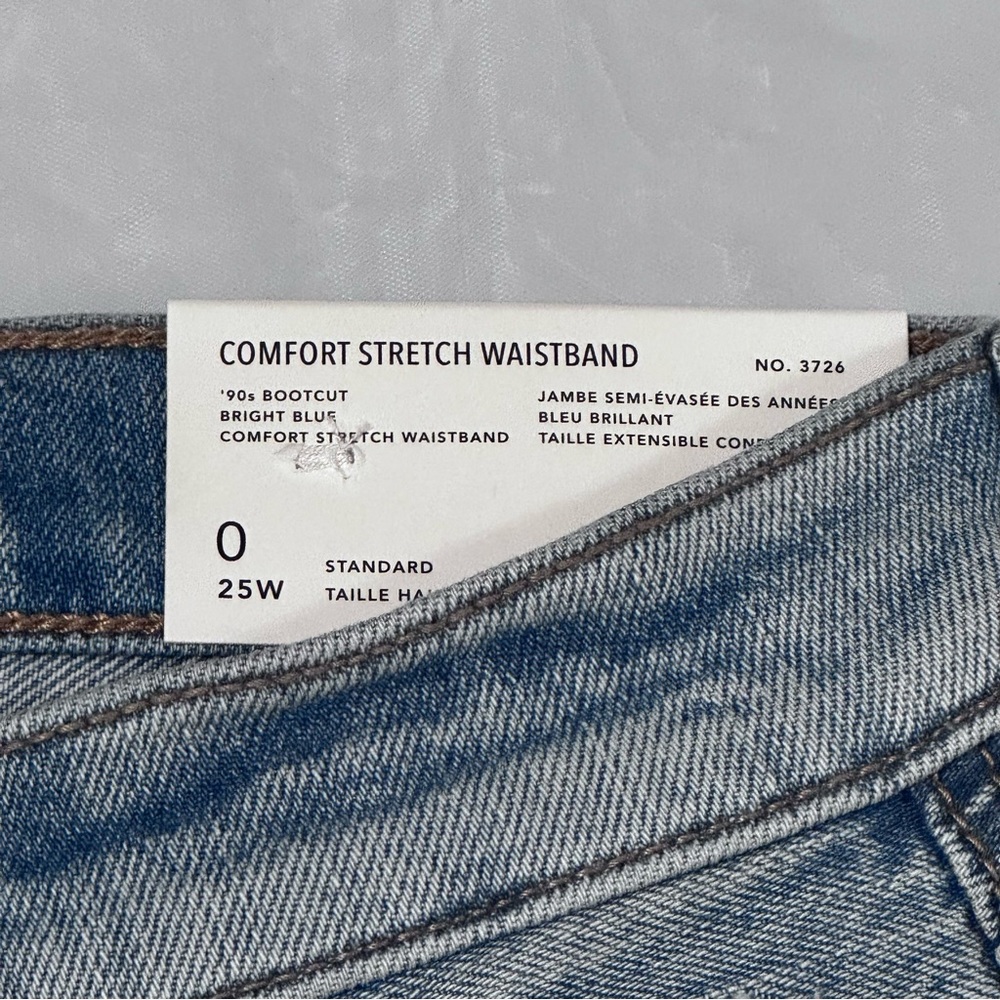 American Eagle Comfort Stretch Waistband 90’s Bootcut Size 0 - Picture 6 of 12